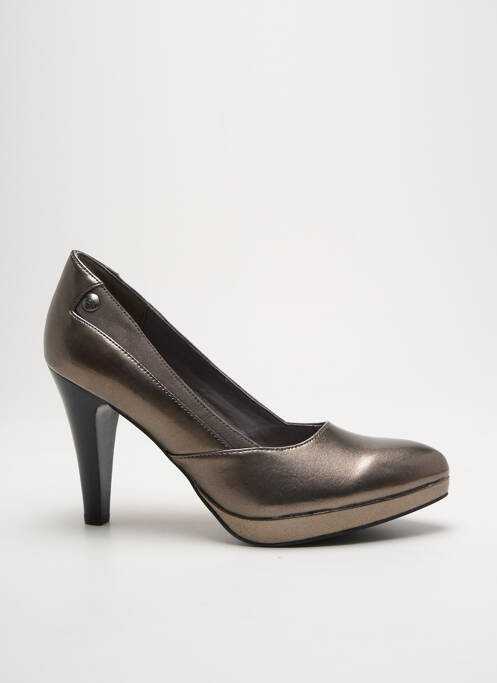 Pantofi cu toc argintiu LPB femeie