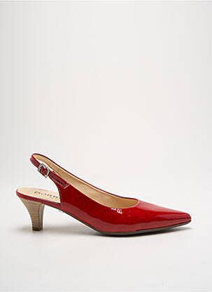Pantofi cu toc roșu DORKING femeie