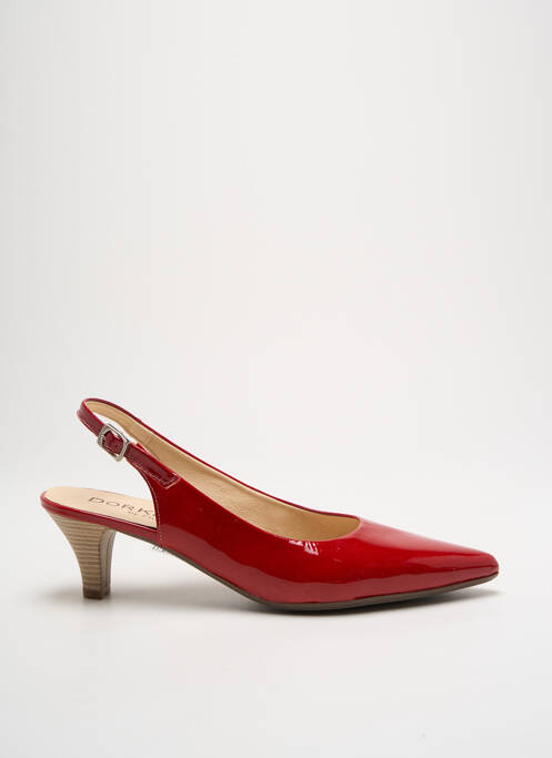 Pantofi cu toc roșu DORKING femeie