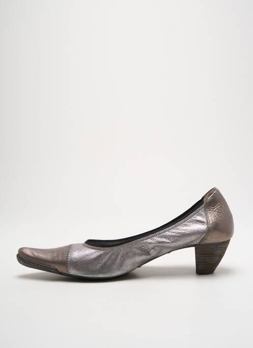 Pantofi cu toc argintiu MYMA femeie
