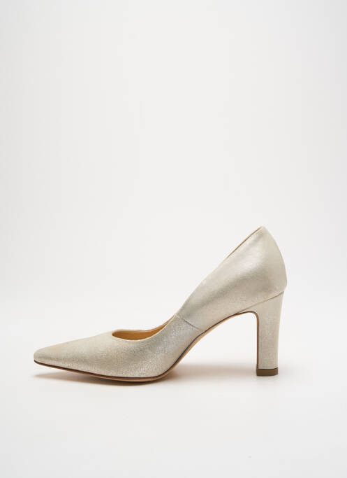 Pantofi cu toc argintiu DONNA PIU femeie