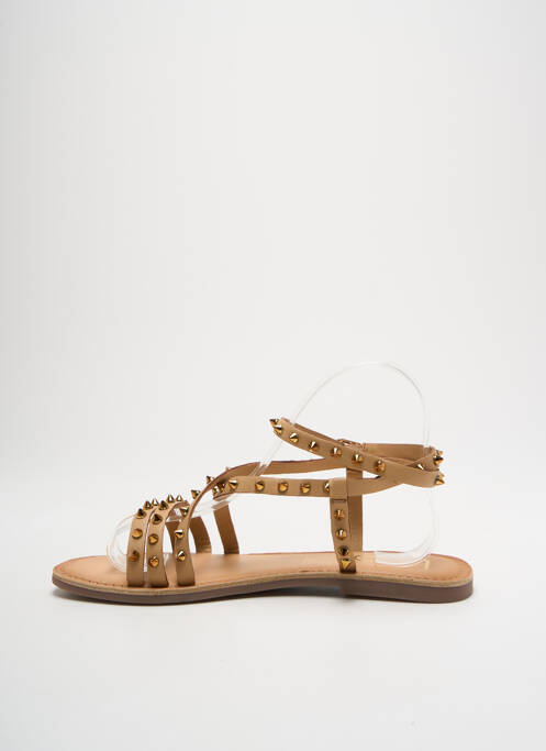 Sandale/Pantofi decupați bej LPB femeie