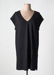 Rochie midi mâneci scurte mâneci scurte negru TANIT CODE femme