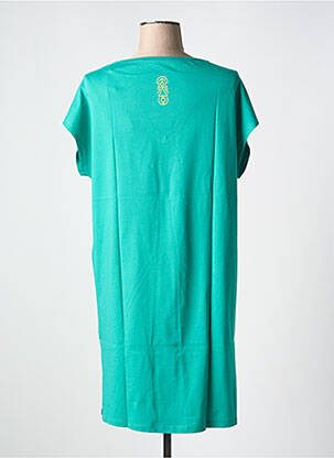 Rochie midi mâneci scurte mâneci scurte albastru TANIT CODE femeie
