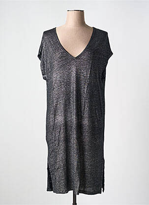Rochie midi mâneci scurte mâneci scurte negru TANIT CODE femeie