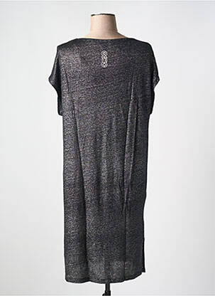 Rochie midi mâneci scurte mâneci scurte negru TANIT CODE femeie