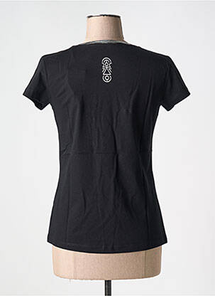 Tricou elasticitate mâneci scurte negru TANIT CODE femeie