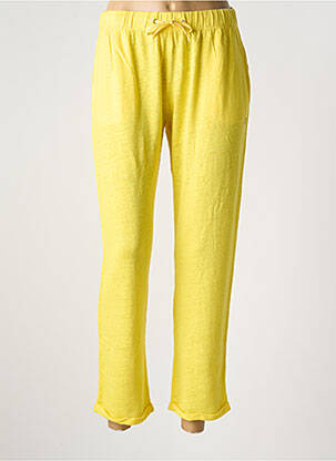 Pantalon drept galben TANIT CODE femeie