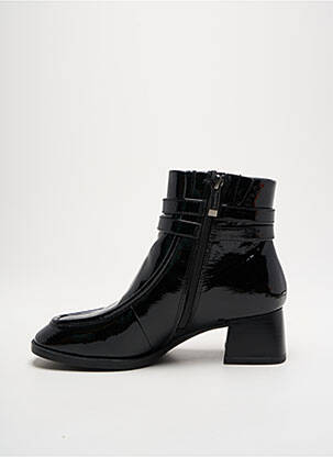 Botine/ghete material neted toc de 4 la 6 cm negru TAMARIS femeie