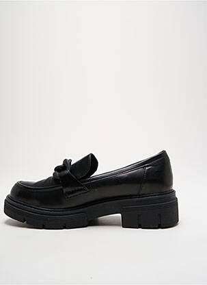Mocasini țesătură satinată toc de 4 la 6 cm negru MARCO TOZZI femeie