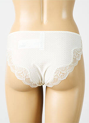 Chilot efect material satinat bej ANTIGEL femeie