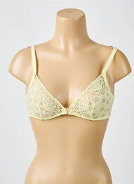 Sutien fără armatură top triunghiuri galben SIMONE X SIMONE PÉRÈLE femme