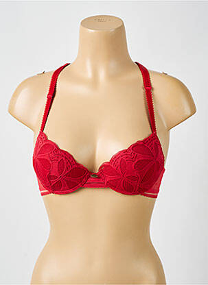 Sutien top sutien push-up top sutien push-up roșu ANTIGEL femeie