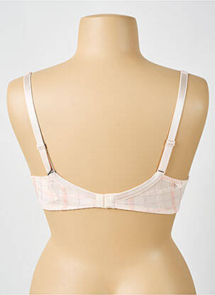 Sutien efect material satinat top sutien modelat roz LOUISA BRACQ femeie