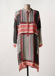 Rochie midi croială fluidă mâneci lungi roșu MASAI femme