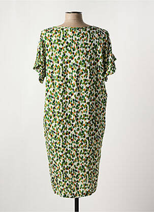 Rochie midi mâneci scurte mâneci scurte verde MASAI femeie