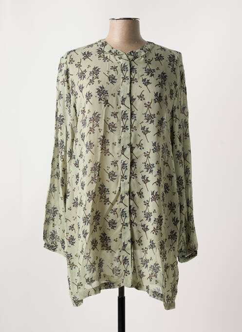 Tunică mâneci lungi verde MASAI femeie