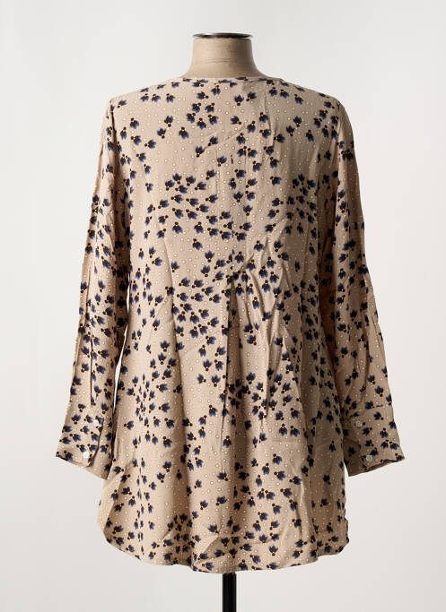 Tunică mâneci lungi bej MASAI femeie