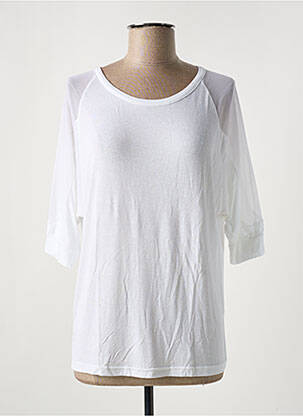 Tricou mâneci 3/4 mâneci 3/4 alb TELMAIL femeie