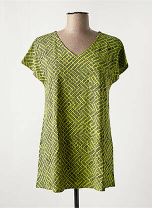 Tunică mâneci scurte verde MASAI femeie