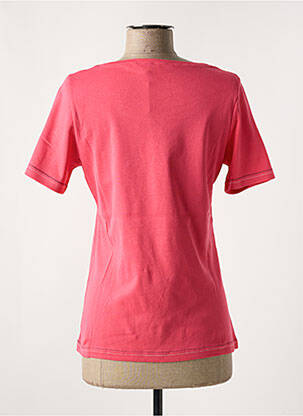 Tricou elasticitate mâneci scurte roz TELMAIL femeie