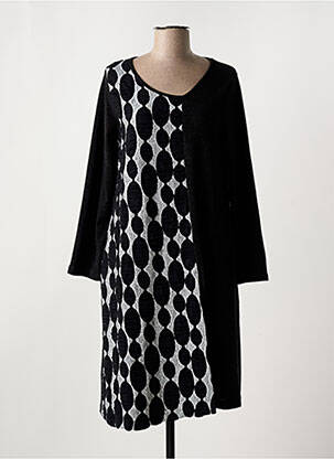 Rochie midi mâneci lungi mâneci lungi negru G!OZE femeie