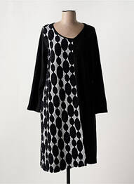 Rochie midi mâneci lungi mâneci lungi negru G!OZE femeie