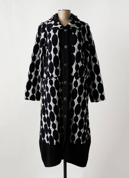 Palton lung negru G!OZE femeie