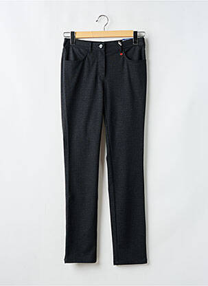 Pantalon slim talie elastică gri TONI femeie