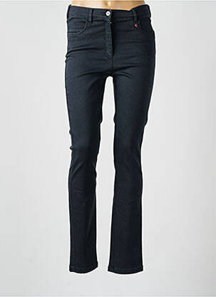 Pantalon slim talie elastică negru TONI femeie