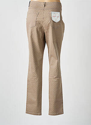 Pantalon slim buzunare bej TONI femeie