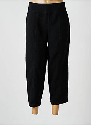 Pantalon trei sferturi croială dreaptă negru MASAI femeie
