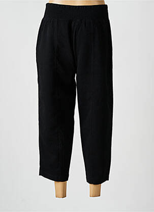 Pantalon trei sferturi croială dreaptă negru MASAI femeie