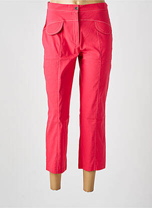 Pantalon trei sferturi roșu TELMAIL femeie