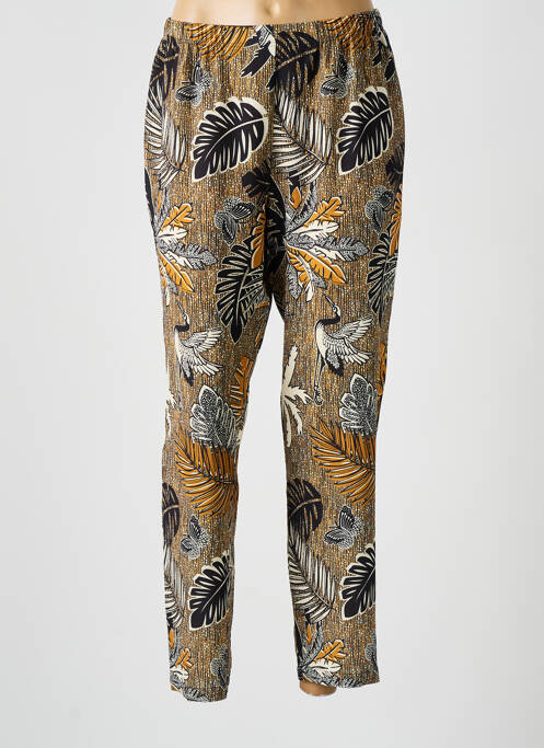 Pantalon slim galben TELMAIL femeie