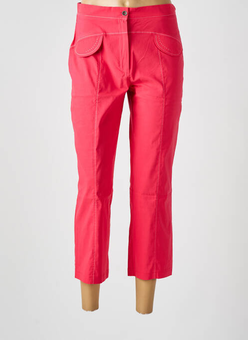 Pantalon trei sferturi roșu TELMAIL femeie