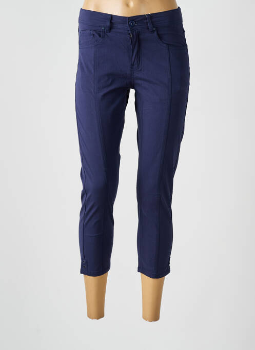 Pantalon trei sferturi albastru TELMAIL femeie