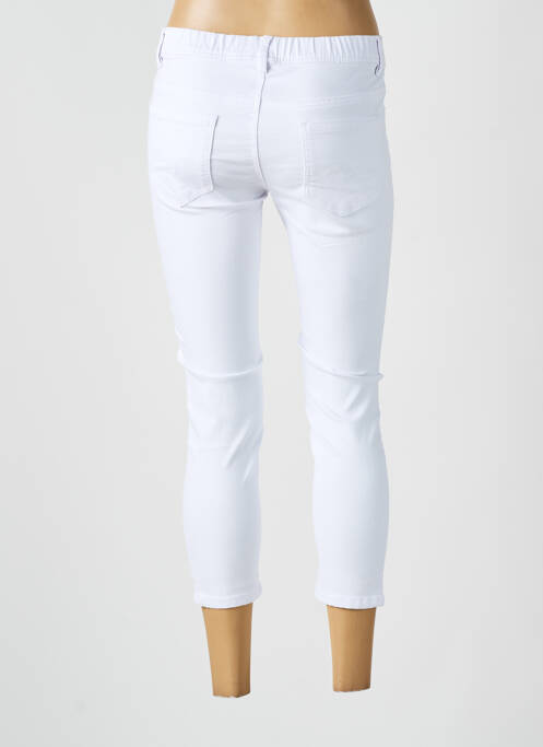 Pantalon trei sferturi alb TELMAIL femeie