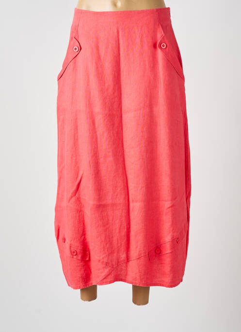 Fustă lungă roz KOKOMARINA femeie