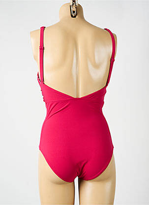 Costum de baie dintr-o singură piesă elasticitate sutien cupe întregi cu decolteu înalt roz SIMONE PERELE femeie