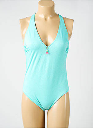 Costum de baie dintr-o singură piesă albastru ANTIGEL femeie