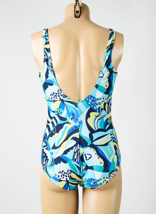 Costum de baie dintr-o singură piesă albastru ANTIGEL femeie