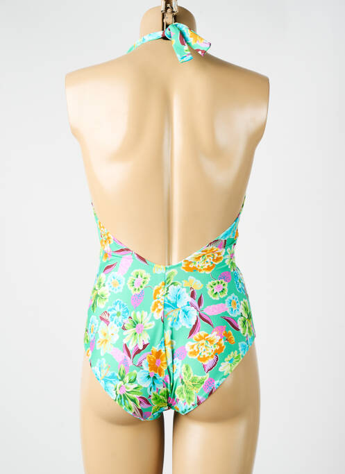 Costum de baie dintr-o singură piesă verde ANTIGEL femeie