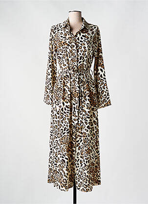 Rochie lungă bej JS MILLENIUM femeie