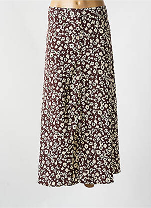 Fustă midi maro LILI & LALA femeie