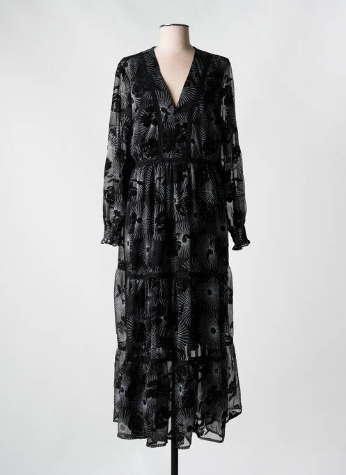 Rochie lungă negru LAST QUEEN femeie