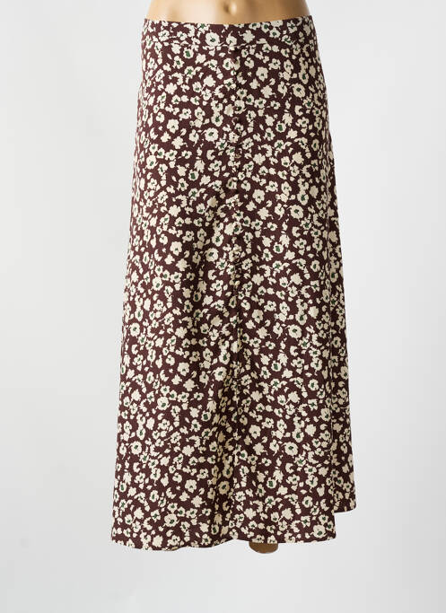 Fustă midi maro LILI & LALA femeie