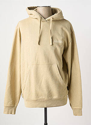 Hanorac serigrafie flockată mâneci lungi bej NAPAPIJRI homme