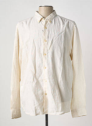 Cămașă cu mâneci lungi bej HUGO BOSS bărbat