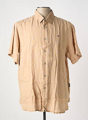 Cămașă cu mâneci scurte bej NAPAPIJRI bărbat